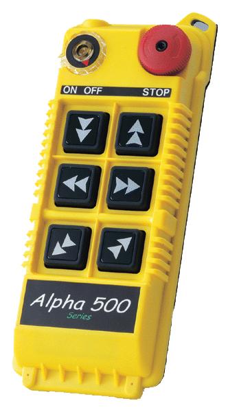 alpha560S 六路雙速起重機(jī)遙控器